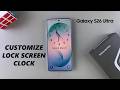 How To Change Lock Screen Clock On Samsung Galaxy S26 / S26 Ultra