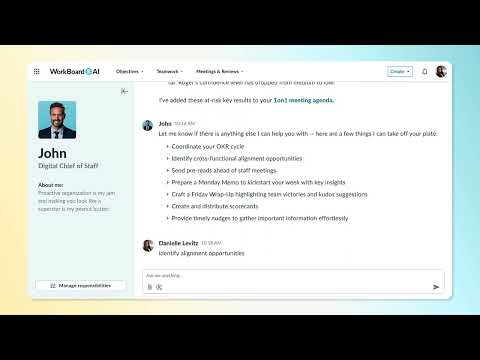 Introducing WorkBoardAI Chief of Staff and Leadership Coach Agents