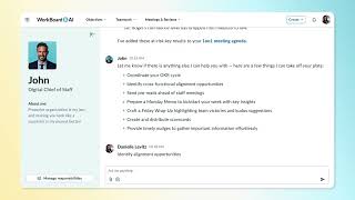 Introducing WorkBoardAI Chief of Staff and Leadership Coach Agents