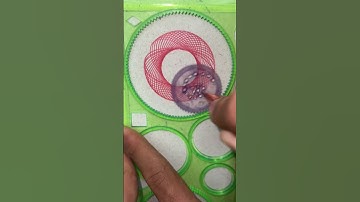 How many rotations did the pen make in total? ?? #spirograph #2024 #shorts