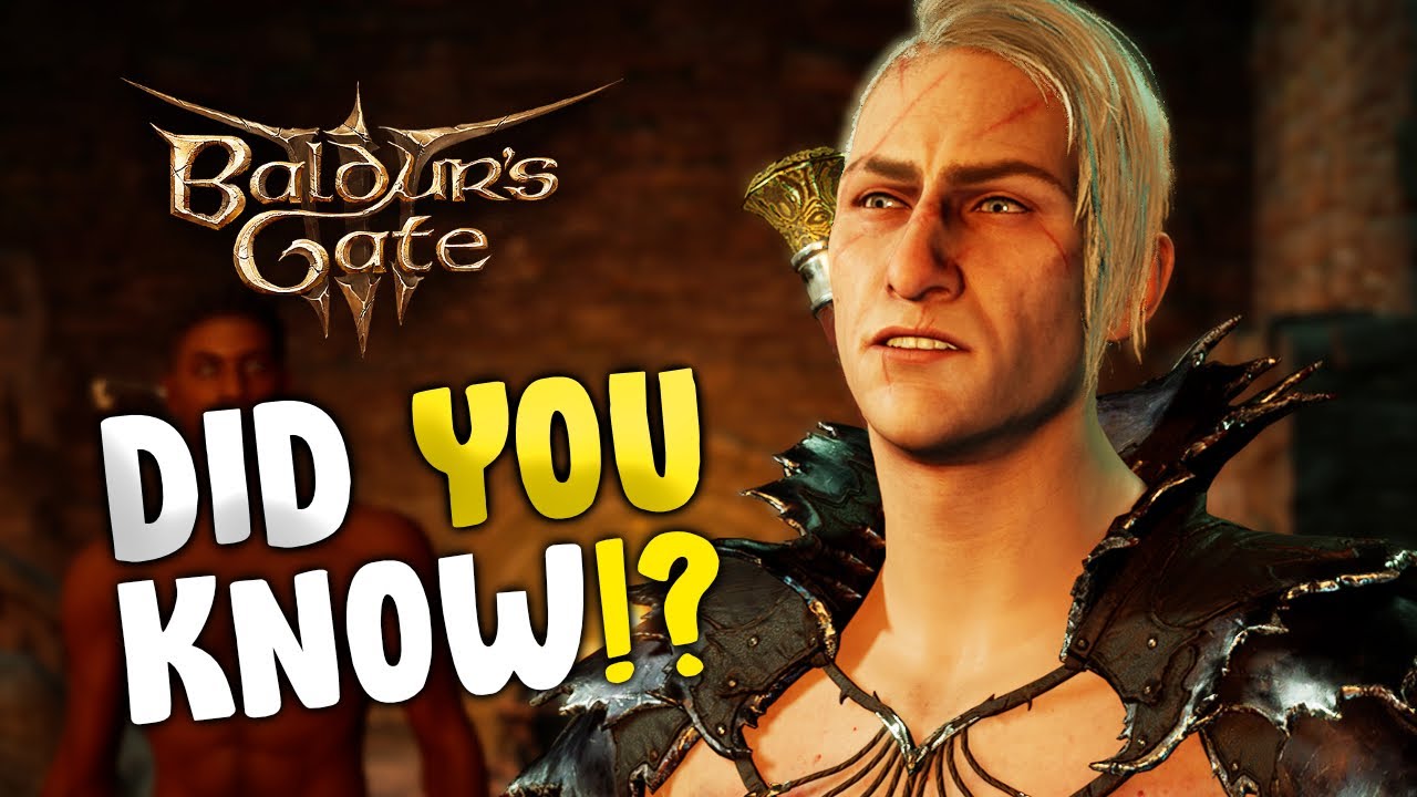 Baldur's Gate 3 - Did You Know You Could Do All This!? 🤪 - YouTube