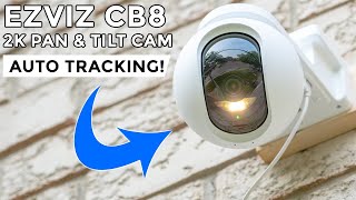 EZVIZ CB8 2K Pan & Tilt Camera - Auto Motion Tracking & Human Detection!