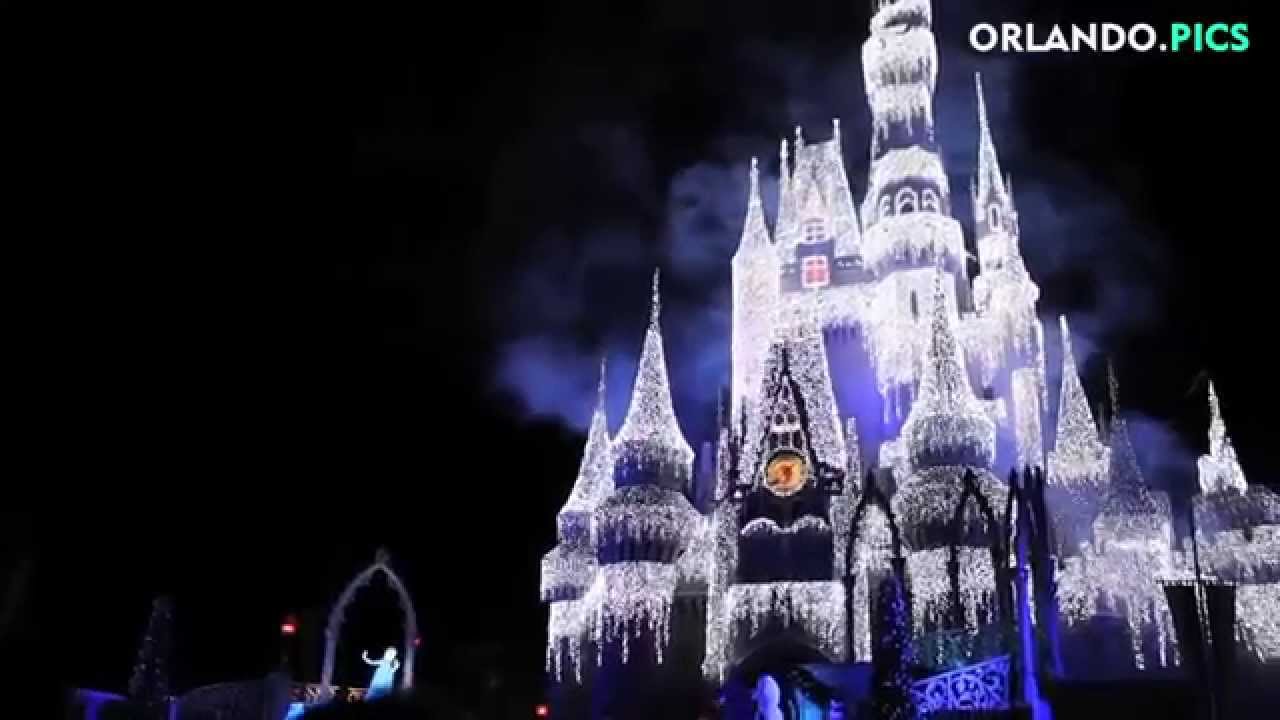 2014 Frozen Christmas Castle Lighting YouTube