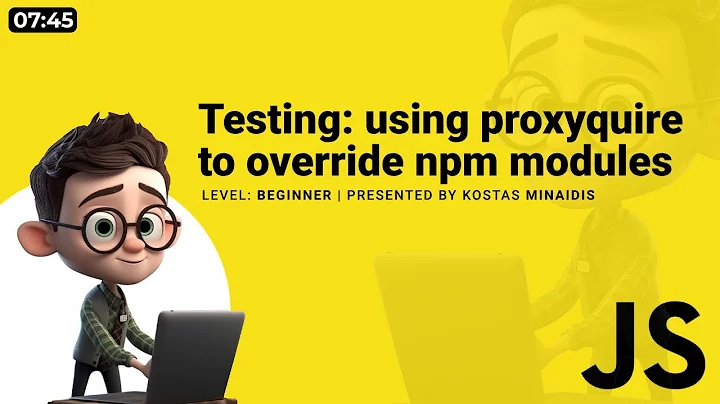 Using proxyquire to override npm modules in tests