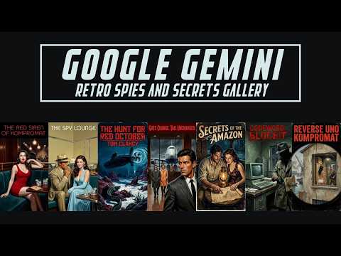 Nano Banana Retro Spies and Secrets Slideshow