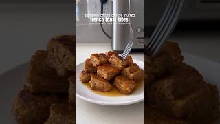 pumpkin cream cheese stuffed french toast bites #shorts