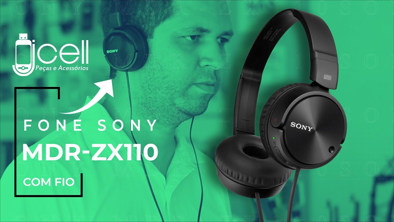 Headphone com Graves Potentes e BARATO! Conheça o SONY MDR-ZX110