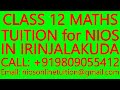 CLASS 12 MATHS TUITION for NIOS IN IRINJALAKUDA- SECONDARY &amp; SENIOR SECONDARY- SCIENCE, PHYSICS