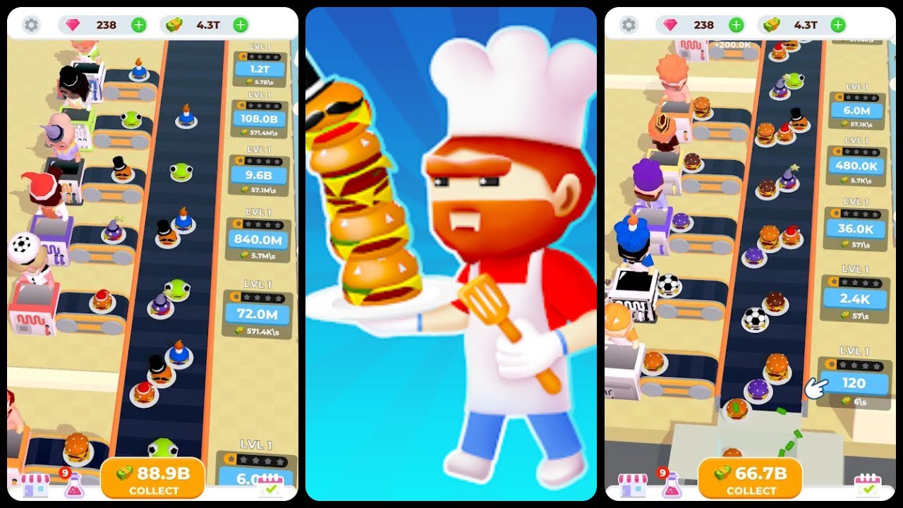 Download do APK de Idle Burger Factory para Android