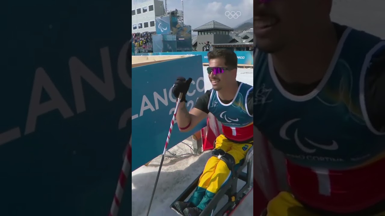Cristian Ribera just won Brazil's first-ever #WinterParalympic medal in #ParaCrossCountrySkiing! 🥈