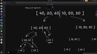 Sorting Linked List | Brute Force & Merge sort