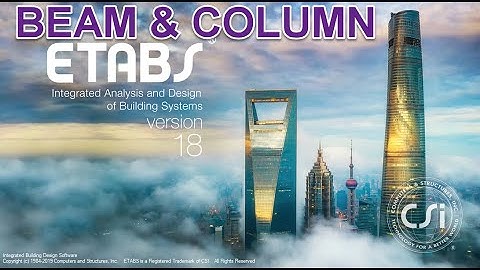 How to Drawing Beam and Column in etabs