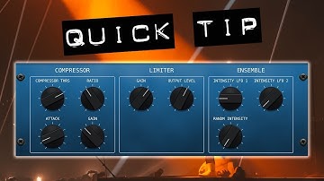 GarageBand Presets : Quick Tip #4