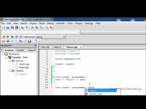 C++ Tutorial 31- Greek