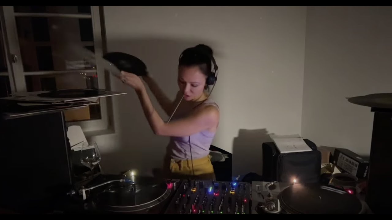 Nina Kraviz skyscrapers.