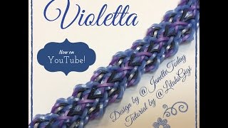 NEW Rainbow Loom VIOLETTA Bracelet (Hook Only)