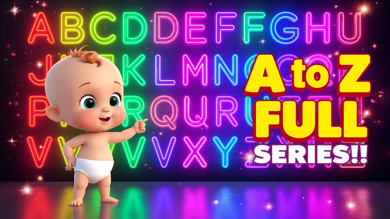 A to Z Alphabet Learning for Kids | ABC Song | 3D Baby Cartoon | Fun ...