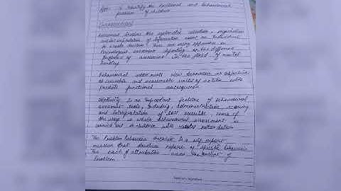 IGNOU practical behaviour assessment scale ()