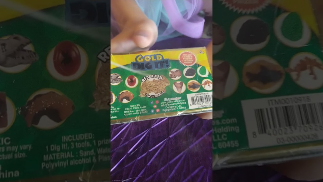 *Beesawesome*Opening Gold Dig It Dino Dig!