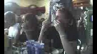 Katie Wilson After Eating Her First Of Six Atomic Hot Wings.