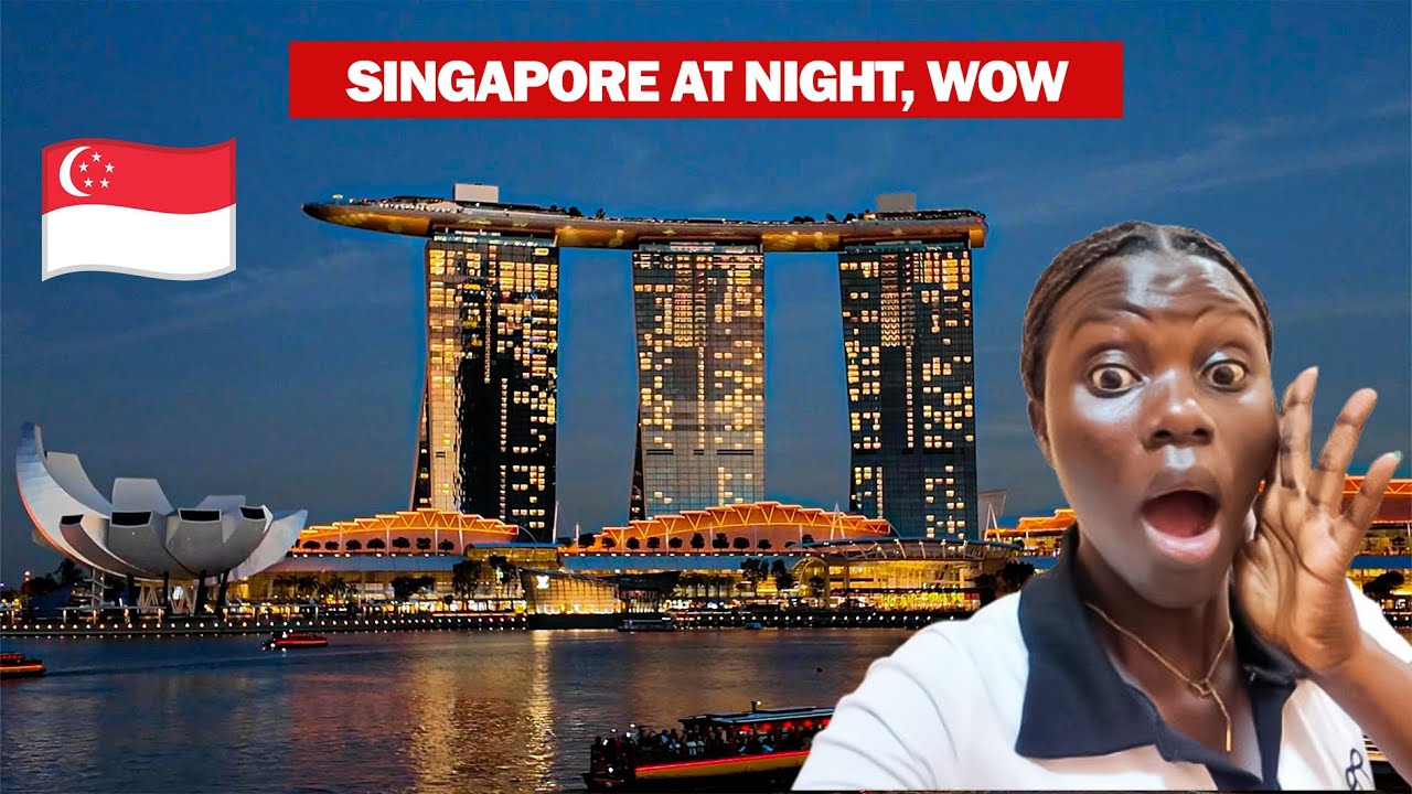 Ночной Сингапур — это волшебство | Невероятно!