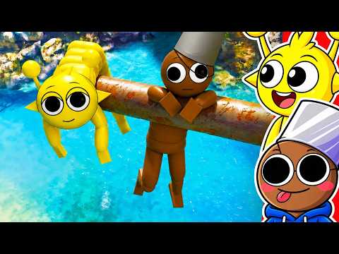 The FUNNIEST SPRUNKI RAGDOLLS in GTA 5!😂