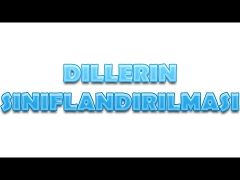 Dillerin Sınıflandırılması Ve Türkçenin Dünya Dilleri Arasındaki Yeri |9.Sınıf Dil Ve Anlatım Dersi