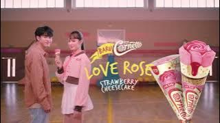 ES KRIM BERBENTUK MAWAR PERTAMA DI INDONESIA! BARU, CORNETTO LOVE ROSE!