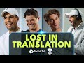 Goats carrots  shiny legs translation prank on atp tennis pros 