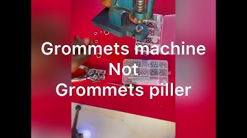 Difference between a grommets and eyelet.