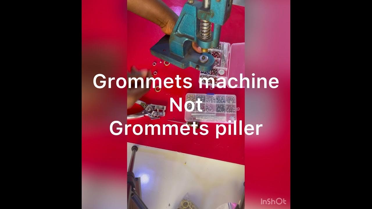 Difference between a grommets and eyelet. YouTube