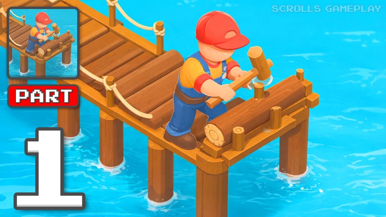 Road Builder: City Life - Gameplay Walkthrough Part 1 - Connect Blocks Create Flow (iOS, Android)