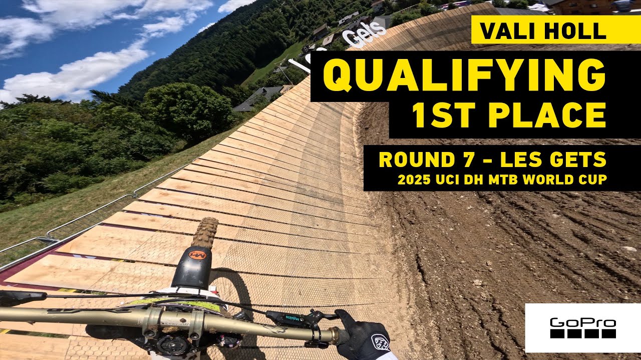 GoPro: Vali Takes 1st in Qualifying - Les Gets - '25 UCI DH MTB World Cup