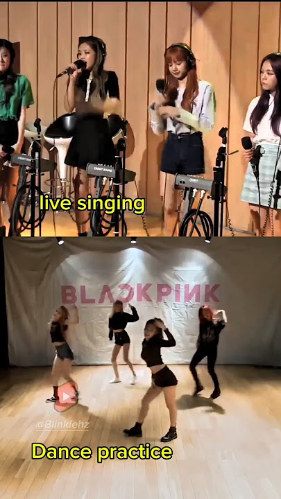 BLACKPINK LIVE & DANCE PRACTICE (playing with fire) #blackpink #jennie #lisa #rosé #jisoo #shorts