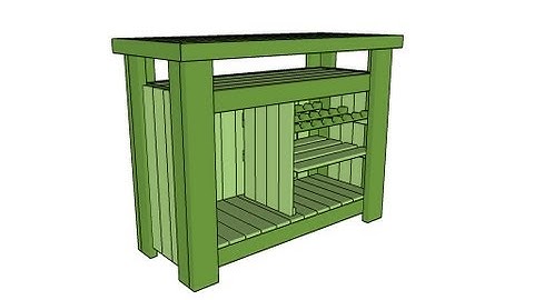 How to build an outdoor bar