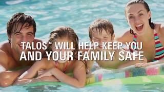 TALOS Storm & Lightning Detector - Pool Safety Talos Safety Sign With Lightning Detector