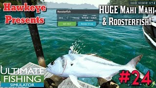 Ultimate Fishing Simulator #24 - HUGE Mahi Mahi and Roosterfish! screenshot 4