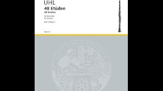 Alfred Uhl - 48 Etudes for Clarinet - Etude 17