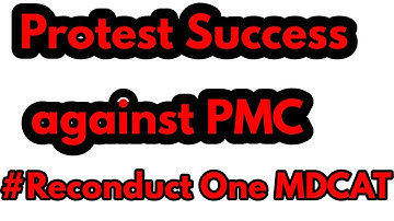 Protest against PMC| Protest Success |Students unity and protest against PMC|Mdcat 2021 Reconduct