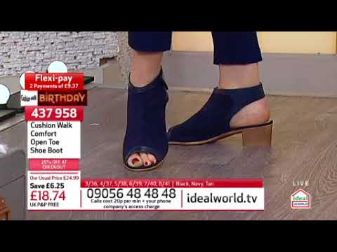 ideal world cushion walk boots