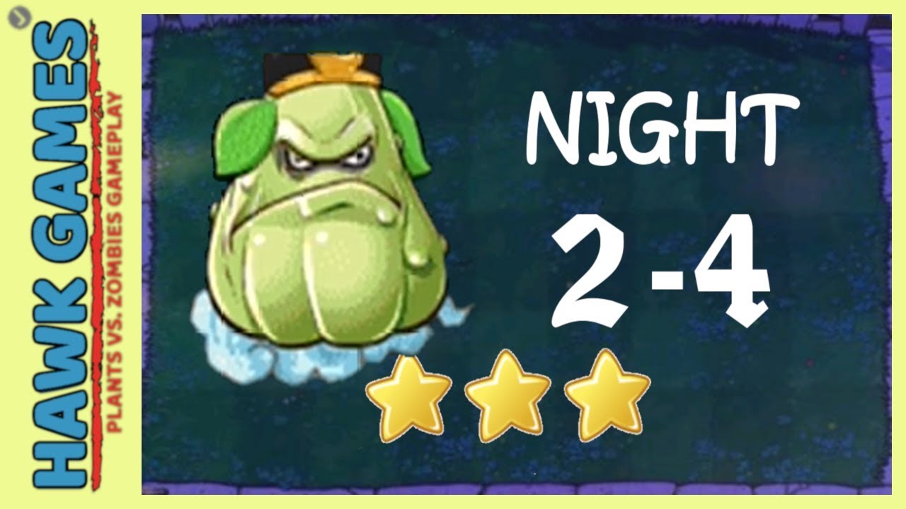 🌳 Plants vs Zombies Journey To The West Night 2-4 [Hero Squash