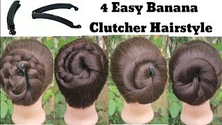 Juda Hairstyle Using Banana Clip || Easy Hairstyle || Trending Bun Hairstyle || Hair Style Girl ||