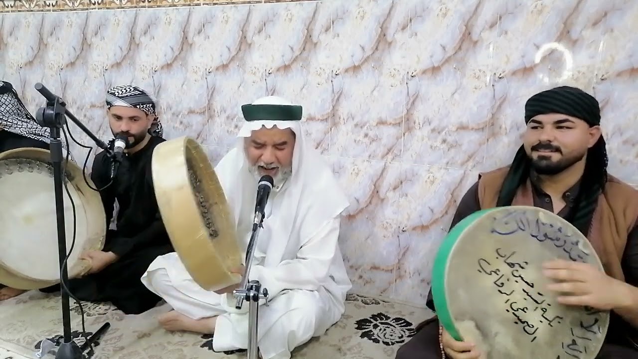 المداح سيد مسعود المشايخي في تكية جدي السيد حسين شهاب الصميدعي