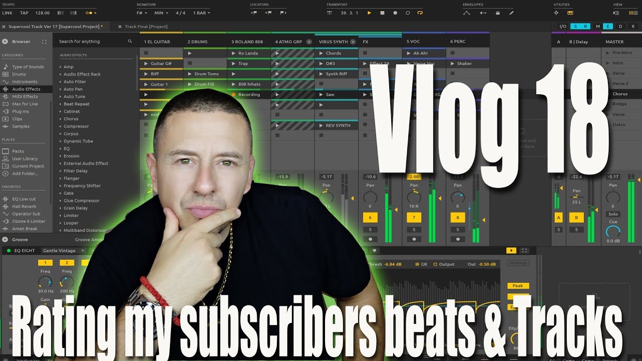 Vlog 18 (Review & Rating My Subscribers Beat's & Tracks 1-10)