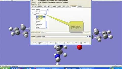 Complex structure optimized using gaussian09