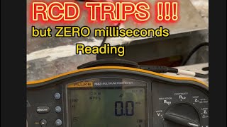 FLUKE 1663 RCD TEST | What Went Wrong with this test? #fluke #electricalengineering