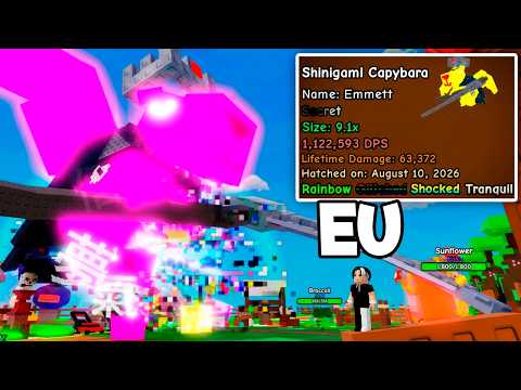 CONSEGUI A RAINBOW TITANIC SHINIGAMI CAPYBARA NO CAPYBARAS VS PLANTS
