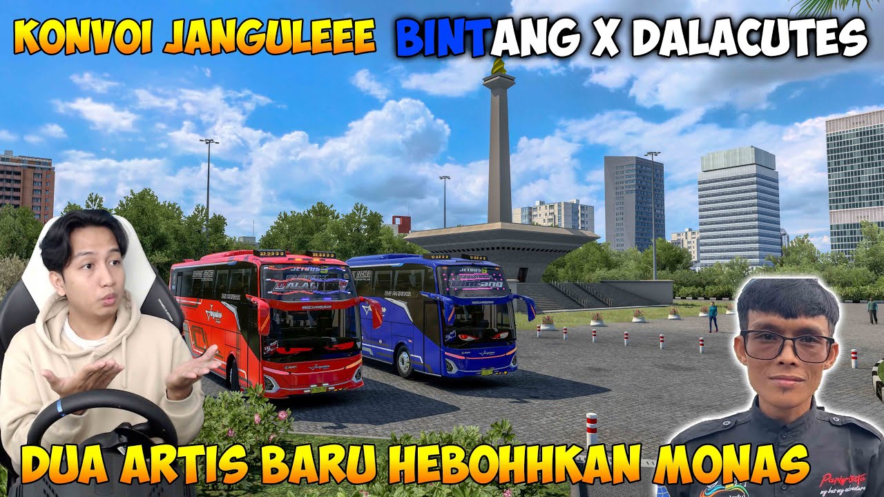 KONVOI JANGULEEE BINTANG X DALACUTES DI MONAS BIKIN HEBOH  !! BASURI VIRAL SEMUA MENYALA