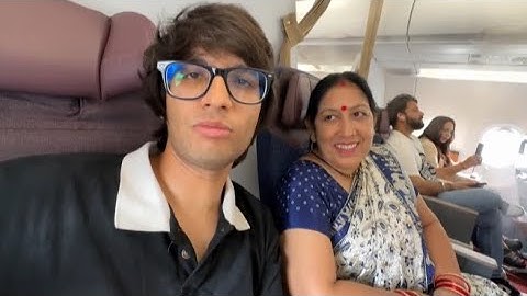 Mummy ki 1st business class flight||Sourav Joshi vlogs
