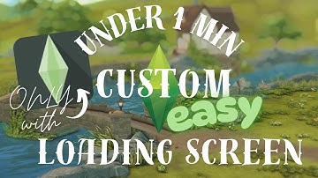 Make your OWN Sims4 Loading Screen! (Only ModManager needed and super easy!) /SolaSims4